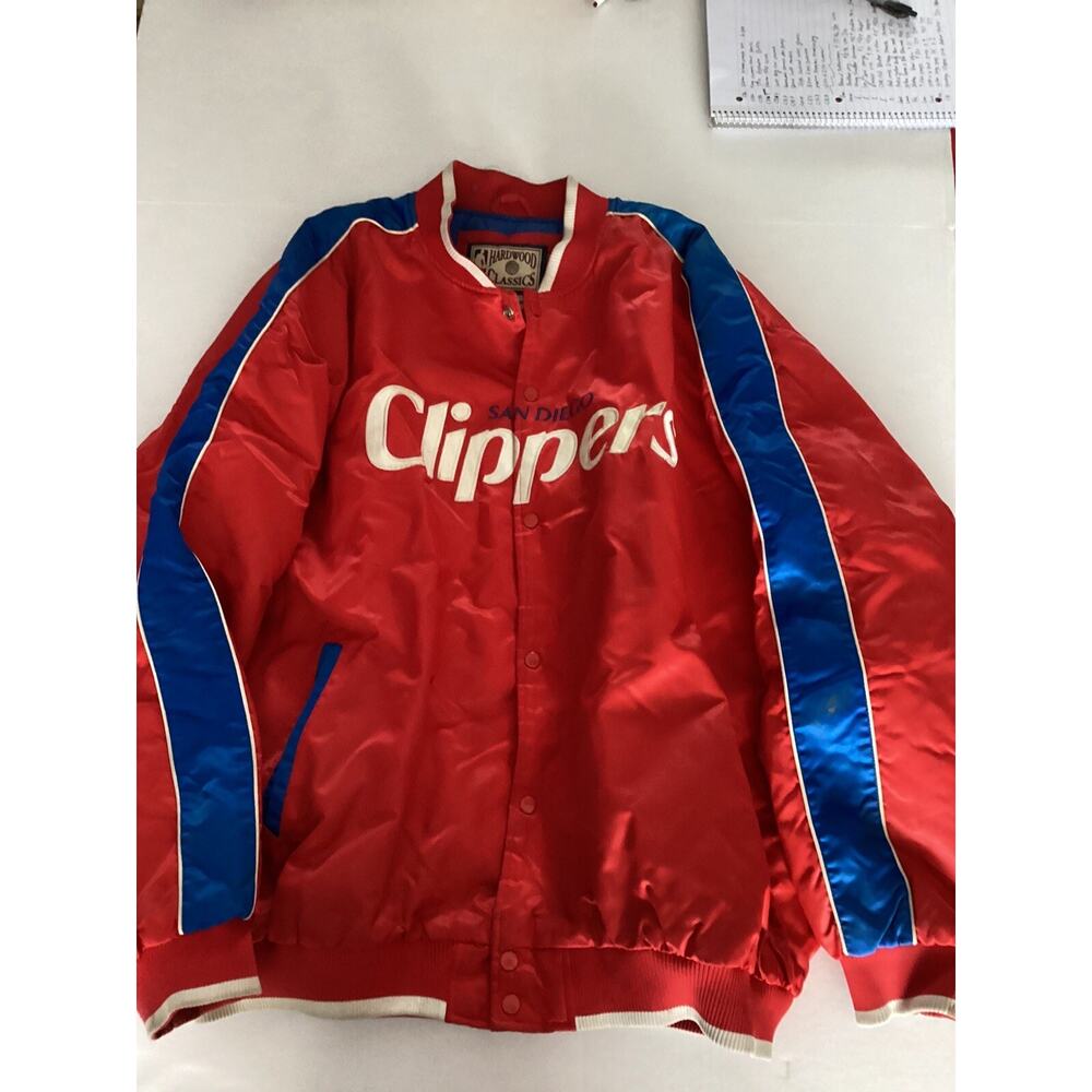 San Diego Clippers Hardwood Classics Carl Banks Winter Coat 2XL